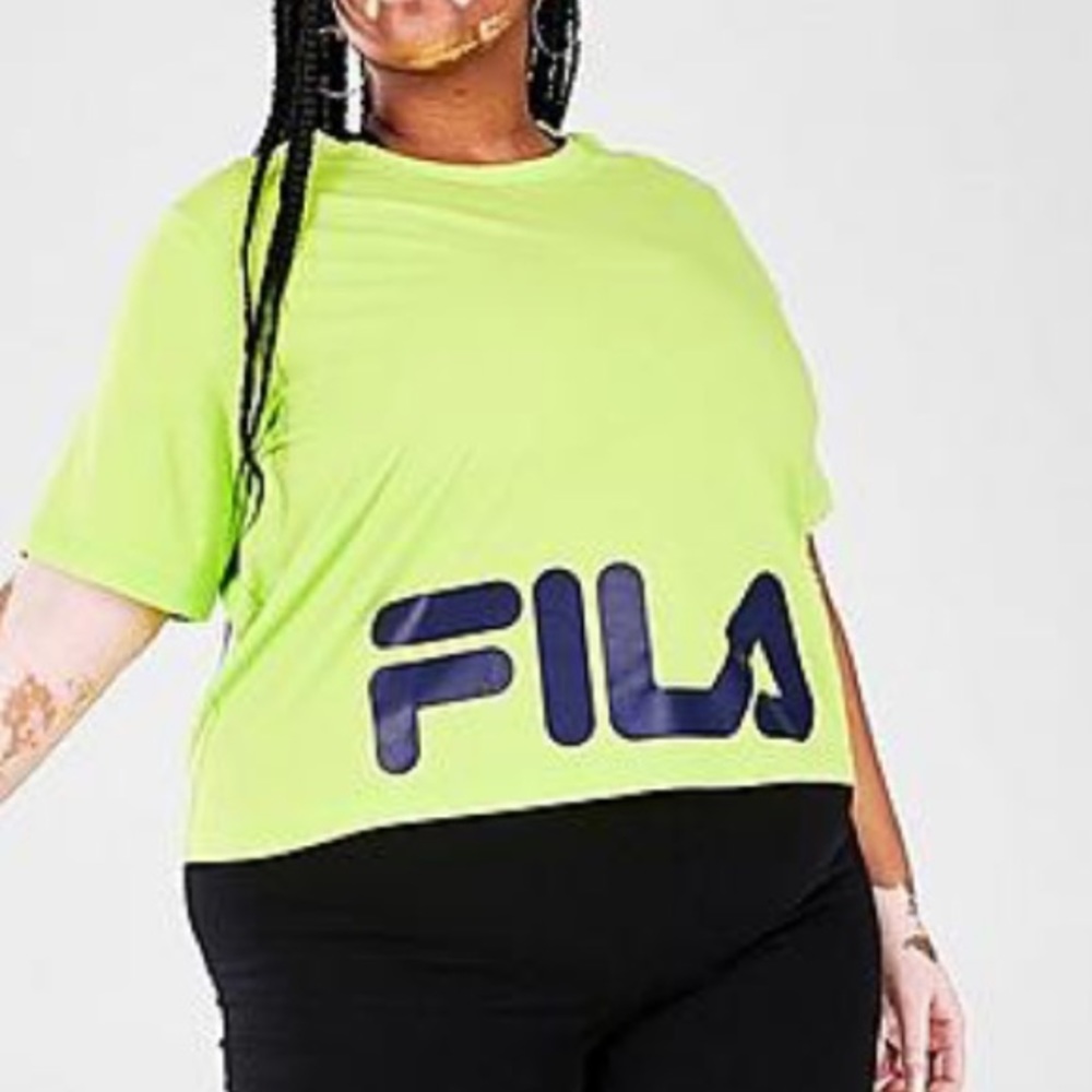 WOMEN'S FILA AHEAD OF THE CURVE CREWNECK T-SHIRT (PLUS SIZE)